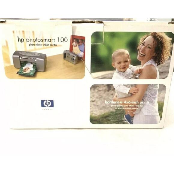 HP PHOTOSMART 100 PHOTO DIRECT INKJET PRINTER - Picture 1 of 4